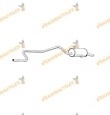 Silencioso de escape trasero Nissan Micra I (K10) de 1982 a 1992 motores 1.0 - 1.2 similar a B010030B01