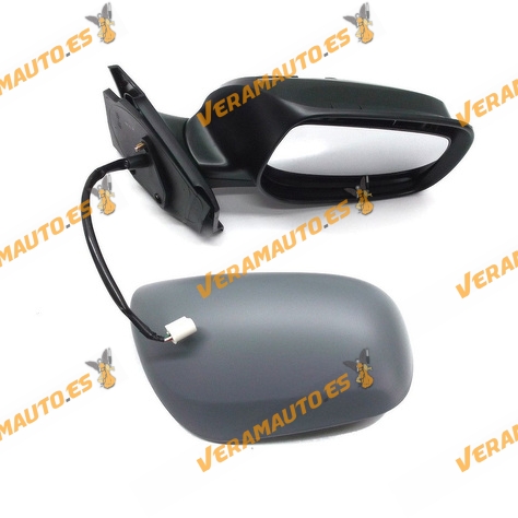 Espejo Retrovisor Toyota Yaris Del 2006 Al 2010 Electrico Imprimado 3 Y 5 Puertas Delantero Derecho