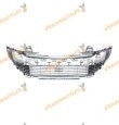 Rejilla Peugeot 308 central de paragolpes delantera plateada de 2007 a 2011 similar a 7414VH