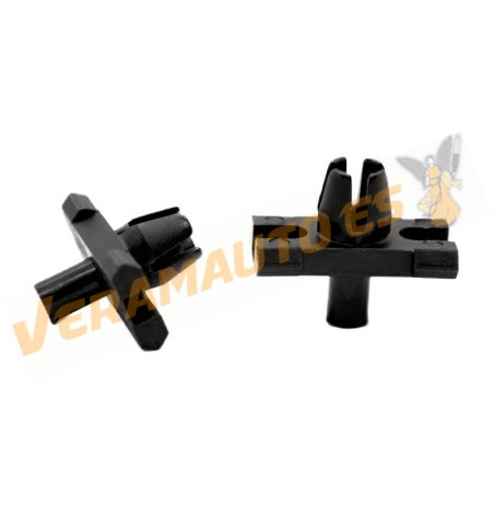 Set de 10 Grapas Audi 80 100 | Volkswagen Caddy Golf I Jetta | Umbrales de Puertas Exteriores | OEM Similar a 803853139C