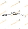 silencioso escape ford scorpio 2.0 2.5d intermedio de 1985-1989