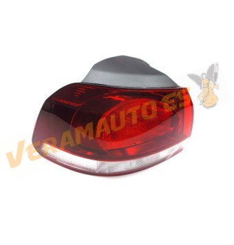 Piloto Volkswagen Golf VI 5K1 GTI GTD de 2008 a 2013 Trasero Exterior Izquierdo Tipo Hella Ahumado OEM 5K0945095F