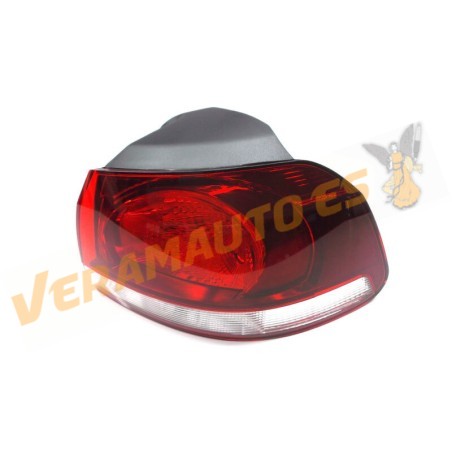 Piloto Volkswagen Golf VI 5K1 GTI GTD de 2008 a 2013 Trasero Exterior Derecho  Tipo Hella Ahumado OEM 5K0945096F