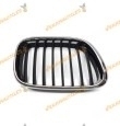 Rejilla BMW X5 E53 Cromada Negra Delantera Derecha De 2000 A 2003 Similar A 51138402646