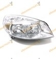 Faro Renault Scenic II de 2003 a 2006 derecho lamparas H7 y H1 regulacion electrica sin motor 7701056126 7701064130