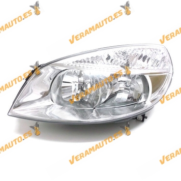 Faro Renault Scenic II de 2003 a 2006 izquierdo lamparas H7 y H1 regulacion electrica sin motor 7701056127 7701064132