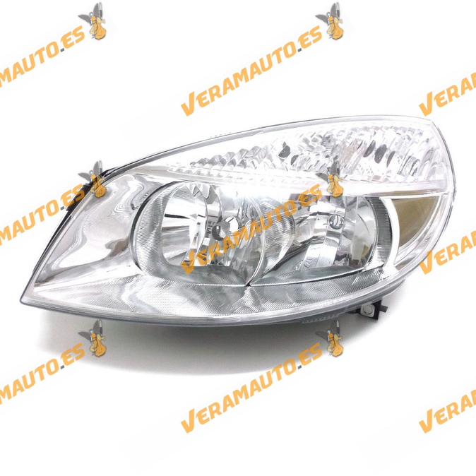 Faro Renault Scenic II de 2003 a 2006 izquierdo lamparas H7 y H1 regulacion electrica sin motor 7701056127 7701064132