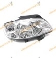 Faro Seat Ibiza y Cordoba (6K) de 1999 a 2002 derecho lamparas H7 y H1 regulacion electrica similar a 6K1941030C 6K1941303C