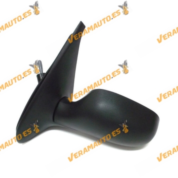 Espejo Retrovisor Renault Clio Del 1998 Al 2001 Con Mando Mecanico Derecho Negro