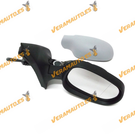 Espejo Retrovisor Renault Clio Del 2001 Al 2005 Mando Mecanico Imprimado Derecho