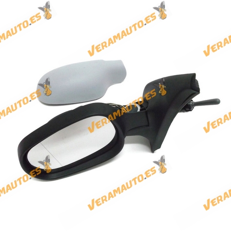 Espejo Retrovisor Renault Clio Del 2001 Al 2005 Mando Mecanico Imprimado Izquierdo