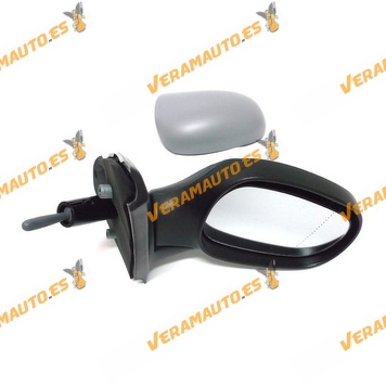Rear view Mirror Renault Clio from 1998 to 2001 with Mechanical Control Right Printed