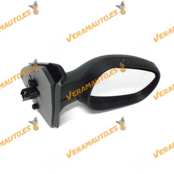Espejo Retrovisor Renault Clio Del 2001 Al 2005 Electrico Termico Negro Derecho Con Sensor