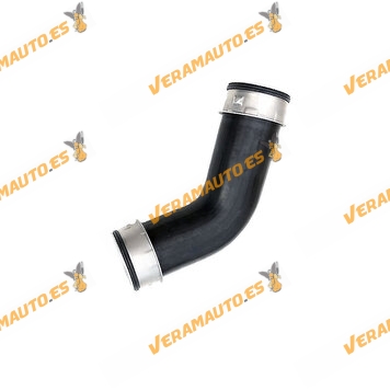 Manguito Intercooler | Salida Tubería flexible superior en intercooler | Motores VAG 1.9 TDI 130cv | OEM 6Q0145834D