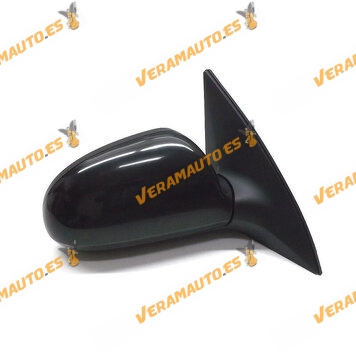 Espejo Retrovisor Hyundai I30 De 2007 A 2012 Con Mando Mecanico Derecho (CUBIERTA Negra)