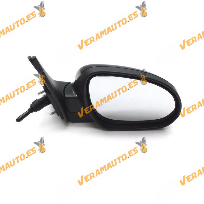 Espejo Retrovisor Hyundai I30 De 2007 A 2012 Con Mando Mecanico Derecho (CUBIERTA Negra)