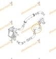 Manguito Intercooler | Entrada Tubería flexible superior en intercooler | Motores VAG 1.9 TDI 130cv | OEM 6Q0145822