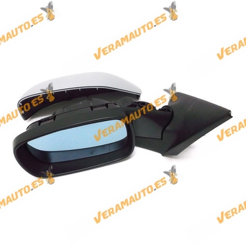 Rear view Mirror Renault Laguna 2001 to 2007 Left Electric Thermic Printed and Folding 7 Pins
