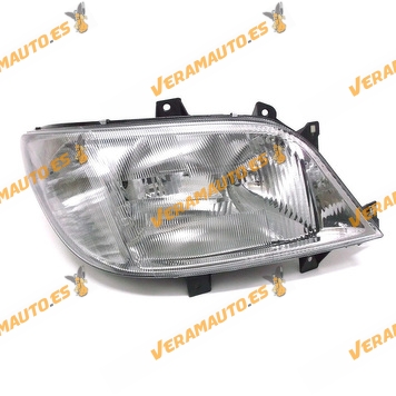 faro mercedes sprinter del 2000 al 2003 lamparas h7 y h1 delantero derecho