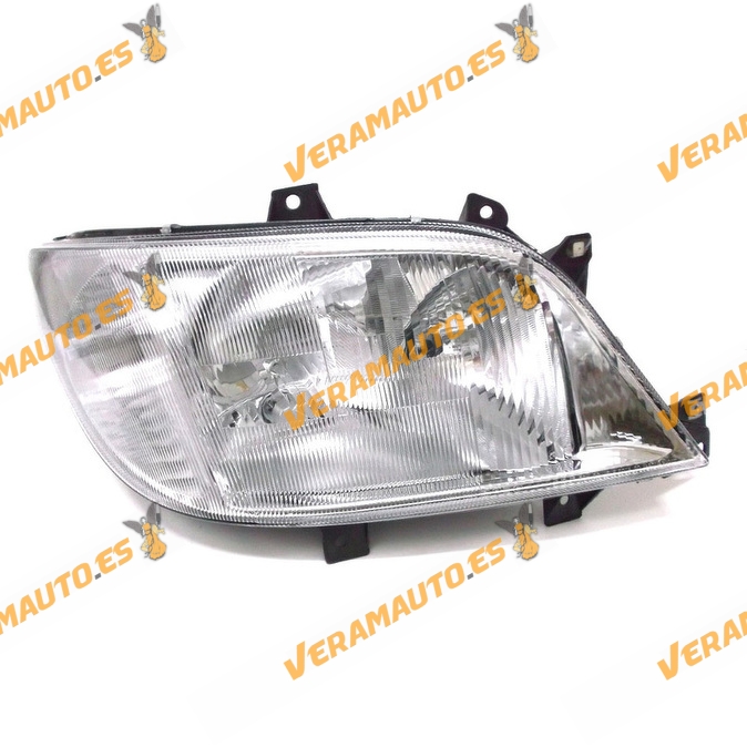 faro mercedes sprinter del 2000 al 2003 lamparas h7 mas h1 y h1 delantero derecho