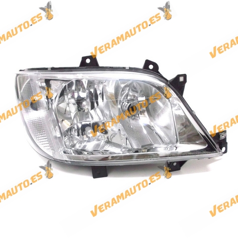 faro mercedes sprinter del 2003 al 2006 lamparas h7 h7 y h3 optica delantera derecha