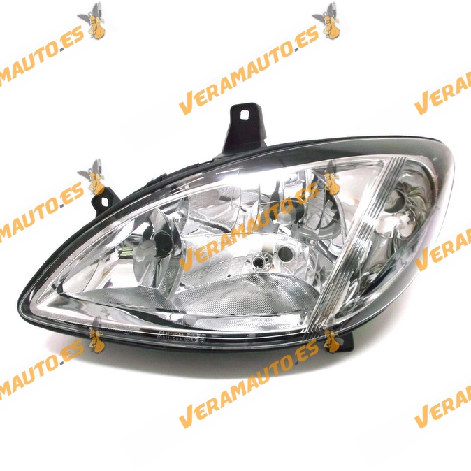 Faro Mercedes Vito y Viano W639 de 2003 a 2010 izquierdo para lamparas H7 mas H7 y H7 similar a 6398200161 A6398200161