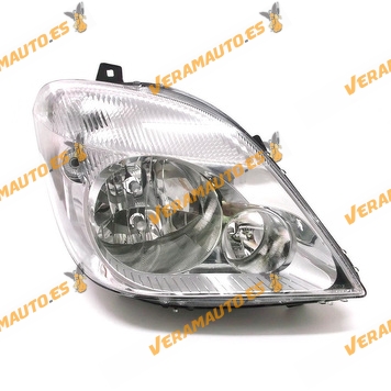 Faro Mercedes Sprinter de 2006 a 2012 lamparas h7 h7 y h7 sin motor de regulacion delantero derecho