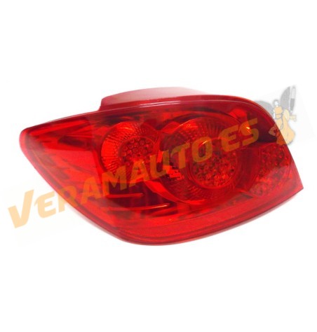 Piloto Peugeot 307 de 2005 al 2007 Trasero Izquierdo 3 y 5 Puertas sin Portalamparas OEM Similar 6350X0