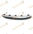 Moldura Paragolpes Peugeot 407 de 2004 a 2009 con perfil cromado delantera derecha