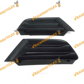 Front Grille Set Renault Scenic 2006 to 2009 Right and Left 2 Piece