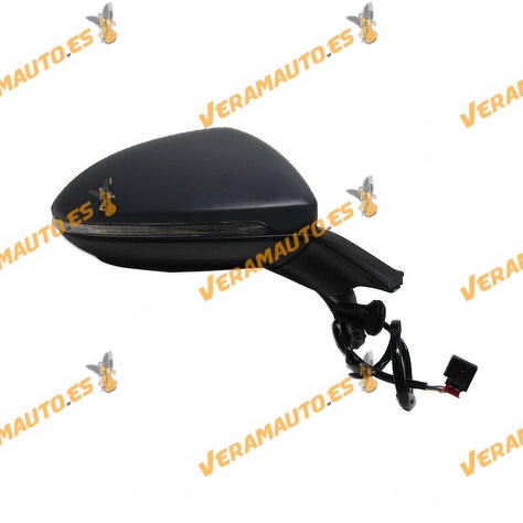 Rear View Mirror Volkswagen Golf VII | Right Electric Primed Housing | OEM 5G0857522