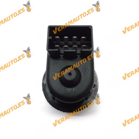 Interruptor Mando Espejos Retrovisores Renault Clio III Megane II Master Twingo 7 pin Para 8200214919 255704649r