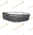 Rejilla de Frente Mercedes W212 Clase E Avantgarde del 2009 a 2013 plateada completa