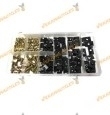 Tornillos y tuercas roscachapa surtido 170 piezas medidas 3x8 a 6x20mm