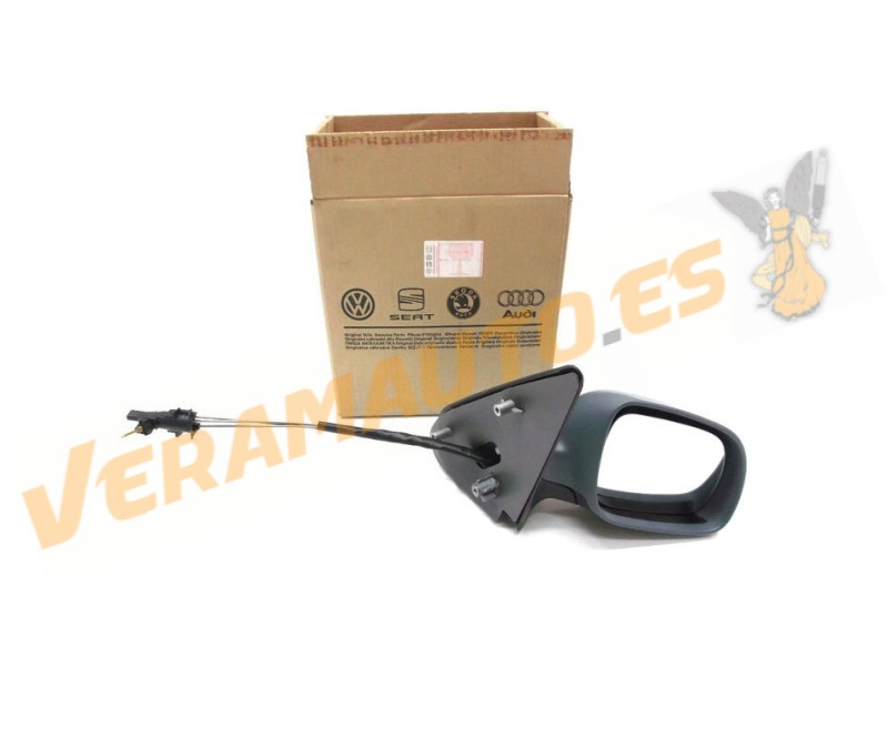 Espejo Retrovisor Seat Ibiza Cordoba Del 1999 Al 2002 Con Mando Mecanico Imprimado Delantero Derecho Similar A 6k1857508