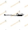 Silencioso Escape Volvo 740 760 940 2.4 D Intermedio De 1982 A 1995 Similar A 1328163 1357077 1328967