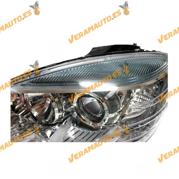 Faro Mercedes Clase C W204 de 2007 a 2011 lamparas h7 y h7 con motor electrico blanco Delantero Izquierdo