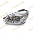 Faro Mercedes Clase C W204 de 2007 a 2011 lamparas h7 y h7 con motor electrico blanco Delantero Izquierdo