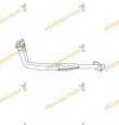 Tubería colector Seat Ibiza y Ronda System Porche 1.2 y 1.5 GL GLX de 1984 a 1987 SE021115103A