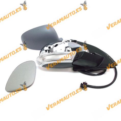 Espejo Retrovisor Volkswagen Golf V del 2003 Al 2008 Electrico Termico Imprimado Intermitente Derecho Completo