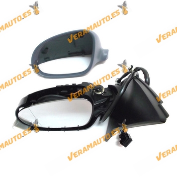 Espejo Retrovisor Volkswagen Golf V Del 2003 Al 2008 Electrico Termico Imprimado Intermitente Abatible Izquierdo Completo