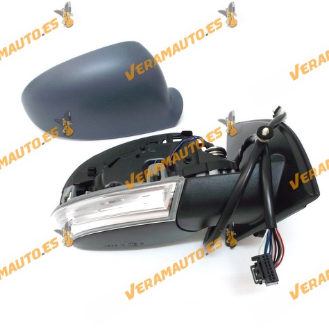 Espejo Retrovisor Volkswagen Golf V De 2003 A 2008 Electrico Termico Imprimado Intermitente Abatible Derecho Completo
