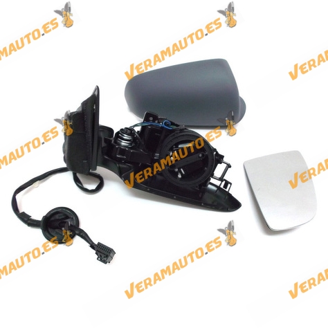 Espejo Retrovisor Audi A3 8P de 2003 al 2008 derecho electrico termico imprimado modelos 3 puertas 8P1858532A 8P1858532G