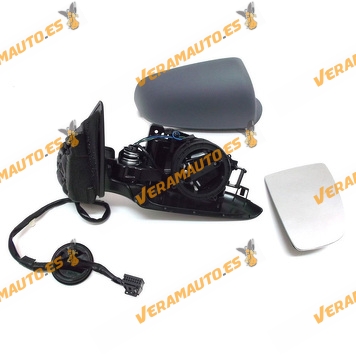 Espejo Retrovisor Audi A3 8P de 2003 al 2008 derecho electrico termico imprimado modelos 3 puertas 8P1858532A 8P1858532G
