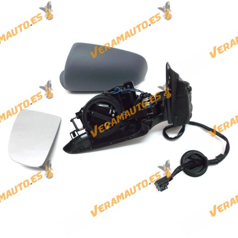 Espejo Retrovisor Audi A3 8P de 2003 a 2008 izquierdo electrico termico imprimado modelos 3 puertas 8P1858531A01C 8P1858531G01C