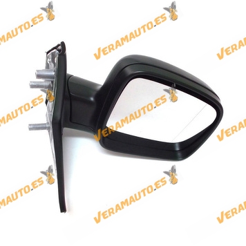 Rear view Mirror Volkswagen Transporter T5 Multivan from 2003 to 2010 Front Right Manual Black