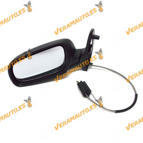 Espejo Retrovisor Ford Galaxy Seat Alhambra Volkswagen Sharan de 1998 a 2000 izquierdo mecanico negro 7M0857521E