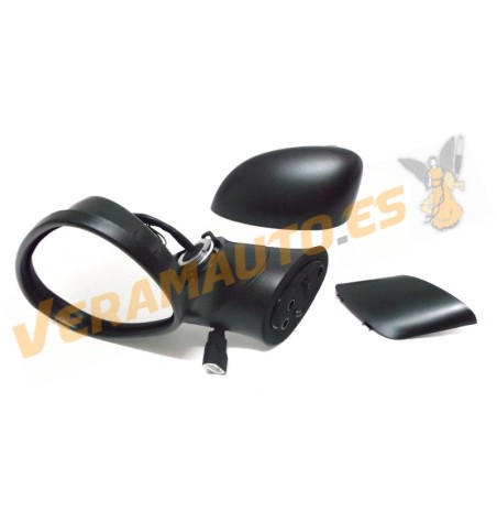 Espejo retrovisor Fiat Grande Punto,Punto Evo,Punto,Linea,electrico (5 pines),izquierdo,negro,termico