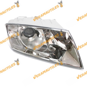 Faro Skoda Octavia 2004-2007 H7-H1 Derecho Con Lupa