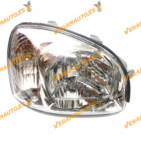 Faro Hyundai Santa Fe 2000 Al 2006 Regulacion Electrica H4 Derecho